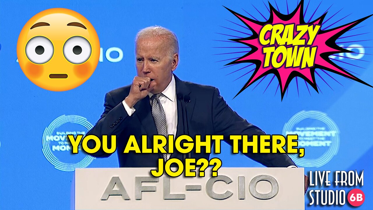 Joe Biden Almost Hacks Up a Lung! (Crazy Town)