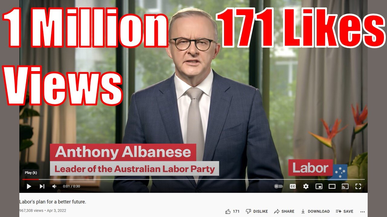 Australian Labor Party - Dodgy YouTube Stats