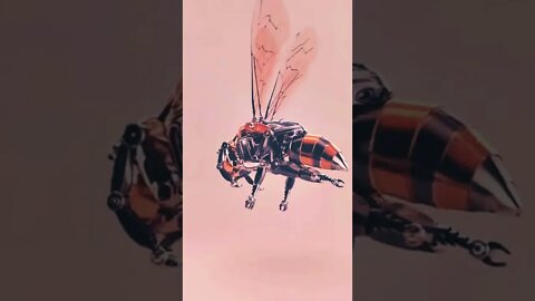 Amazing robotics honey bee drone