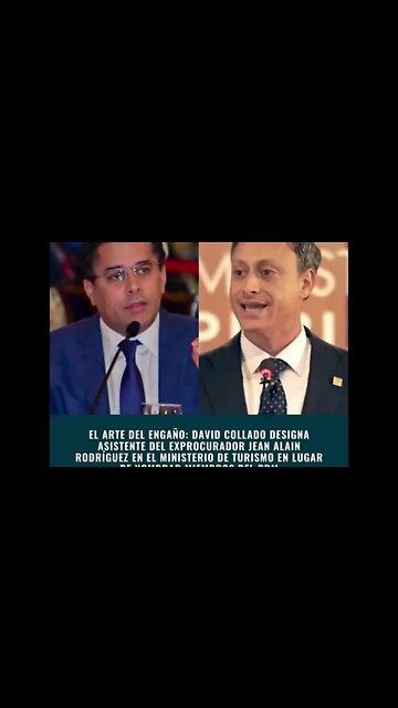 EL ARTE DEL ENGAÑO: David Collado designa asistente del exprocurador Jean Alain Rodríguez