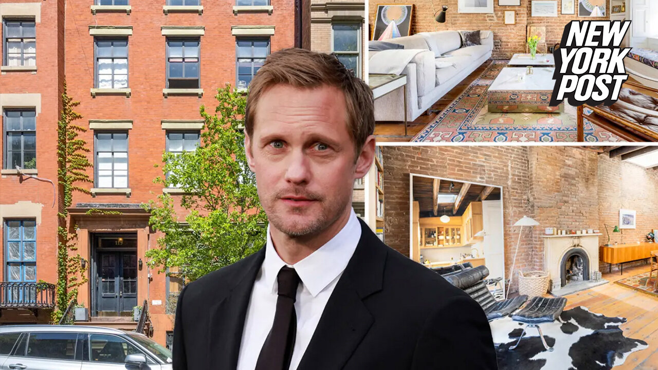 Inside Alexander Skarsgård's NYC apartment, on sale for $2.6M