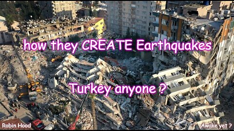 How they can CREATE Earthquakes - Turkey anyone ?