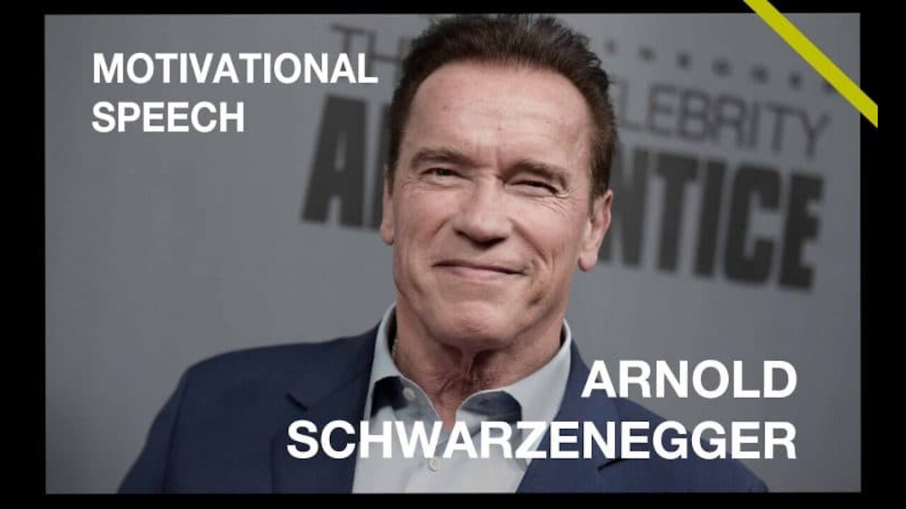 Arnold Schwarzenegger - I Hate Plan B - Motivational Speech