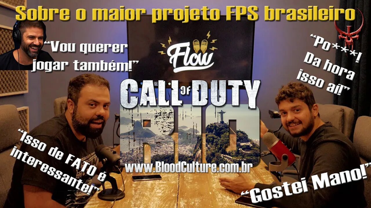 Call of Duty Rio recebe diversos elogios no Flow Podcast com Fábio Rabin