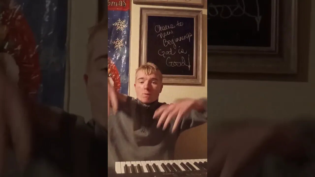 Rate my autistic nephews piano skills. 🎹 #shorts