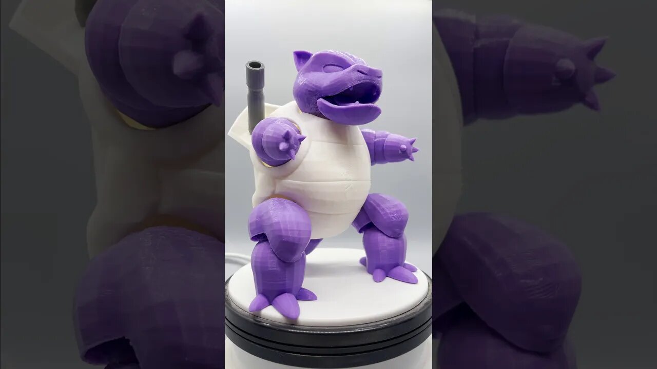 Shiny Blastoise 3D Print (With Music!) Time Lapse #shorts