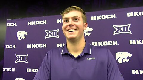 Kansas State Football | Will Howard Postgame Interview | K-State 38, Nevada 17