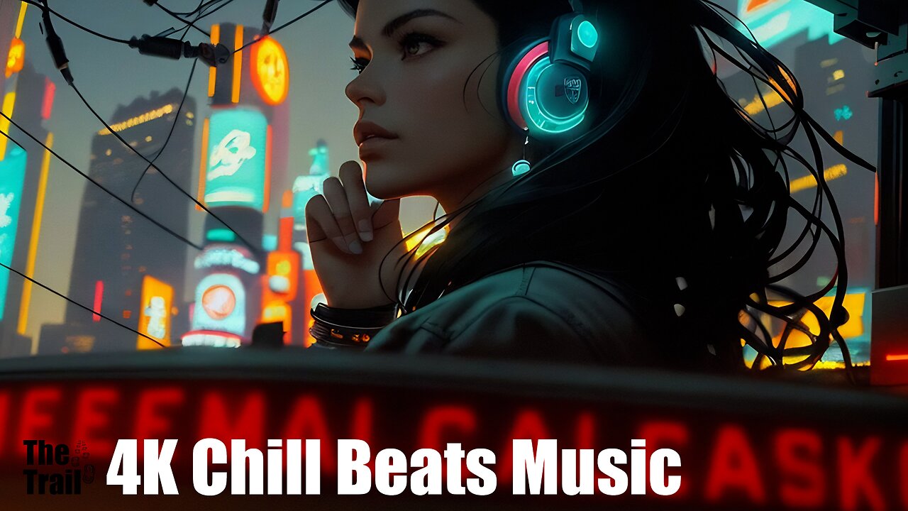 Chill Beats Music - Soft House Limits | (AI) Audio Reactive Cyberpunk | Vegas Fusion