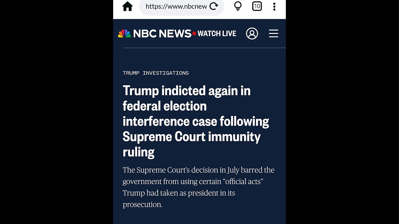 Trump indicted again in federal election interference case following Supreme Court immunity ruling