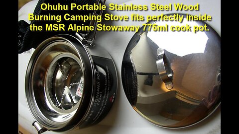 MSR Alpine Stainless Steel Stowaway Camping Pot