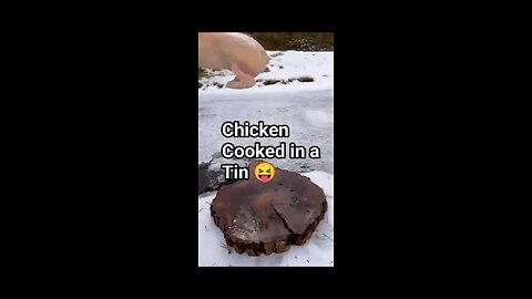 Shocking 😱 Chicken Cooked in a Tin 😍