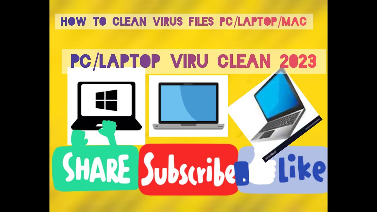 How To Clean PC/LAPTOP Virus files Delete Today Sep 2023