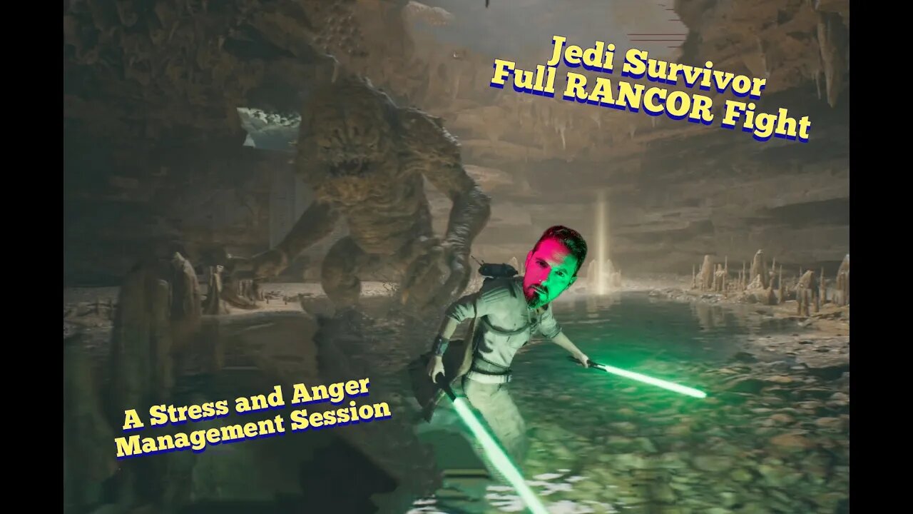 Jedi Survivor - Full RANCOR fight - A STRESS and ANGER management Through GAMING Session