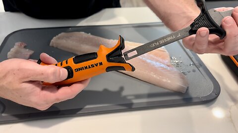 KastKing Interchangeable 4-Blade Fillet Knife Kit: 4 Stainless Blades, Ergonomic No-Slip Handle