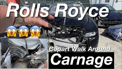 Copart Walk Around Massive Carnage, Rolls Royce, Ferrari 458 and more