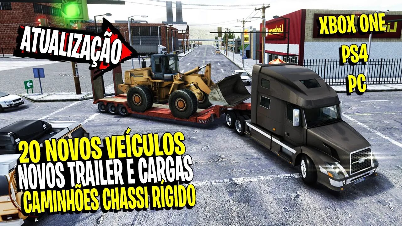 ▶️SAIU - MEGA ATUALIZAÇÃO TRUCK & LOGISTIC SIMULATOR PC XBOX PLAY STATION4