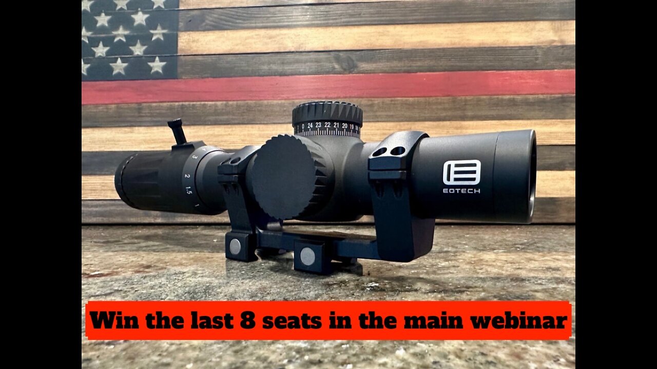 EOTECH Vudu® 1-10x28 FFP WITH NIGHTFORCE A357 MINI #4 for the last 8 seats in the main webinar