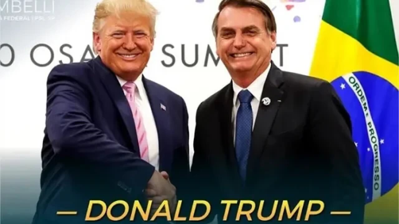 NOVO APOIO DE TRUMP A BOLSONARO NO CASO DAS QUEIMANDAS NA AMAZONIA