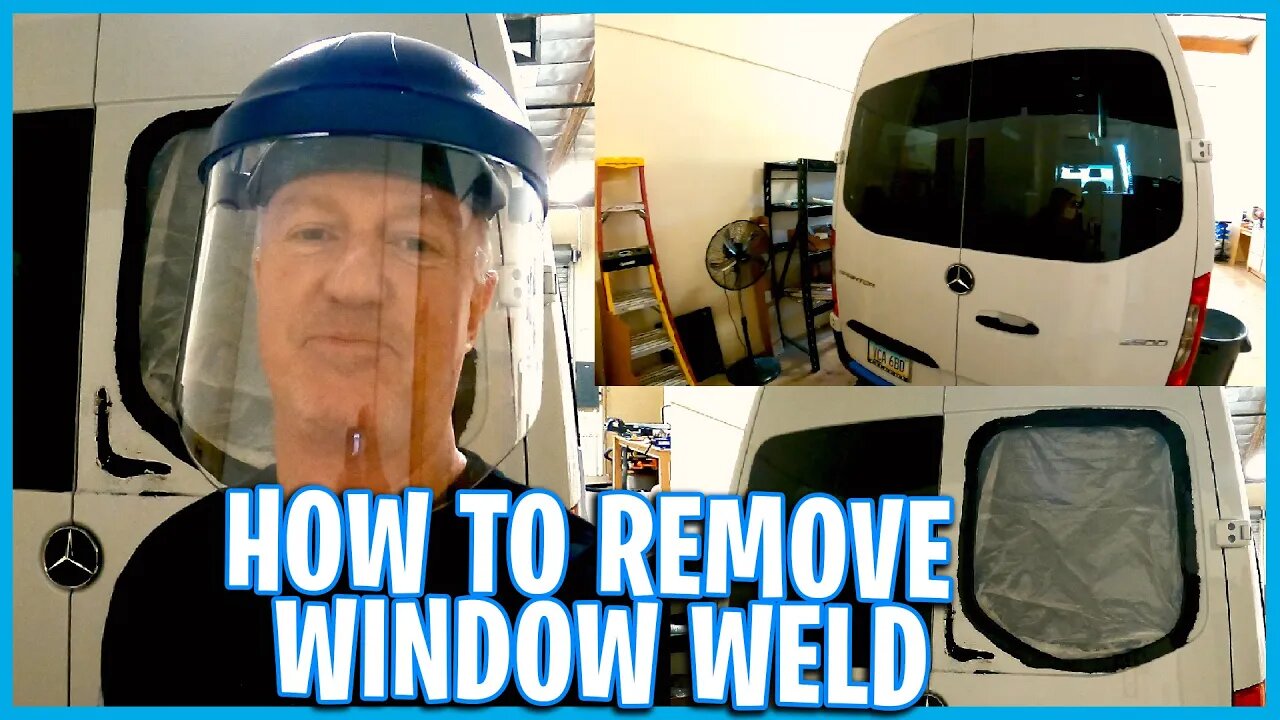 Window exploded for no reason. How to remove 3M window weld from a broken window and repair it.