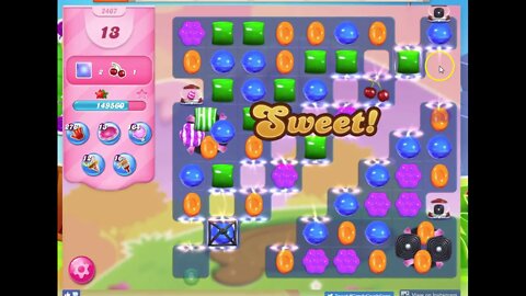 Candy Crush Level 2467 Audio Talkthrough, 3 Stars 0 Boosters