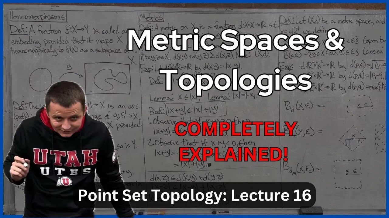 Lecture 16 (Topology) Metric Spaces