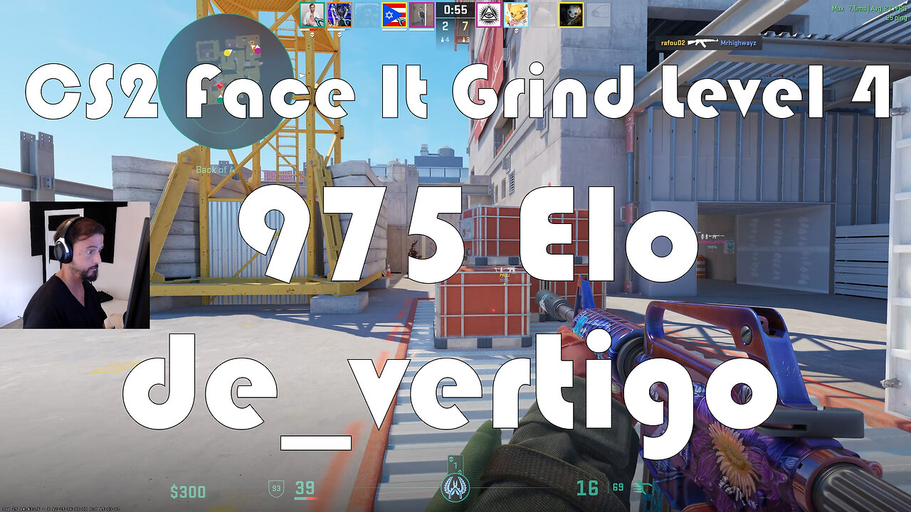 CS2 Face-It Grind - Face-It Level 4 - 975 Elo - de_vertigo