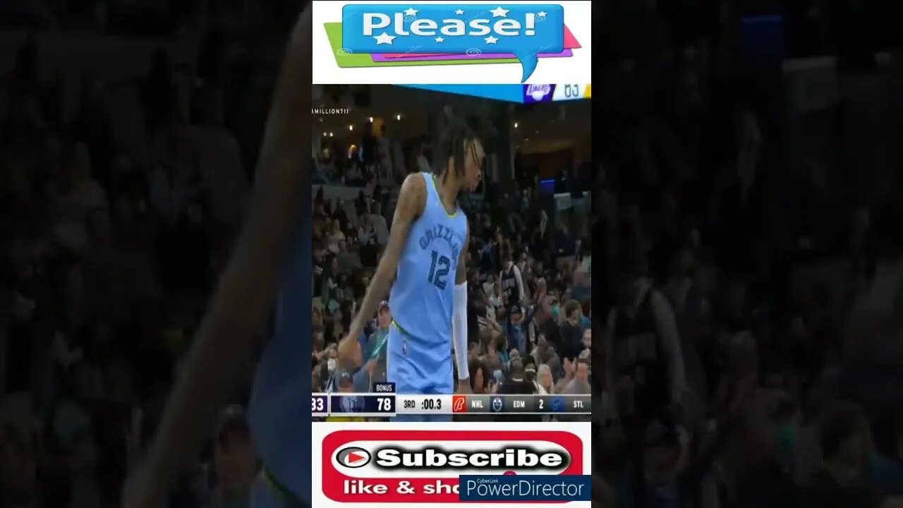 JA MORANTS NBA HIGHLIGHTS SHORTS 5