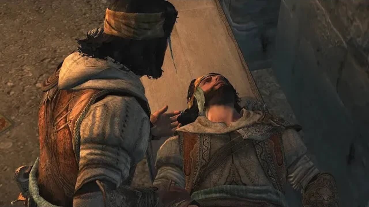 Yusuf Tazim's Death Scene In Front Of Yusuf Tazim in Assassin's Creed Revelations