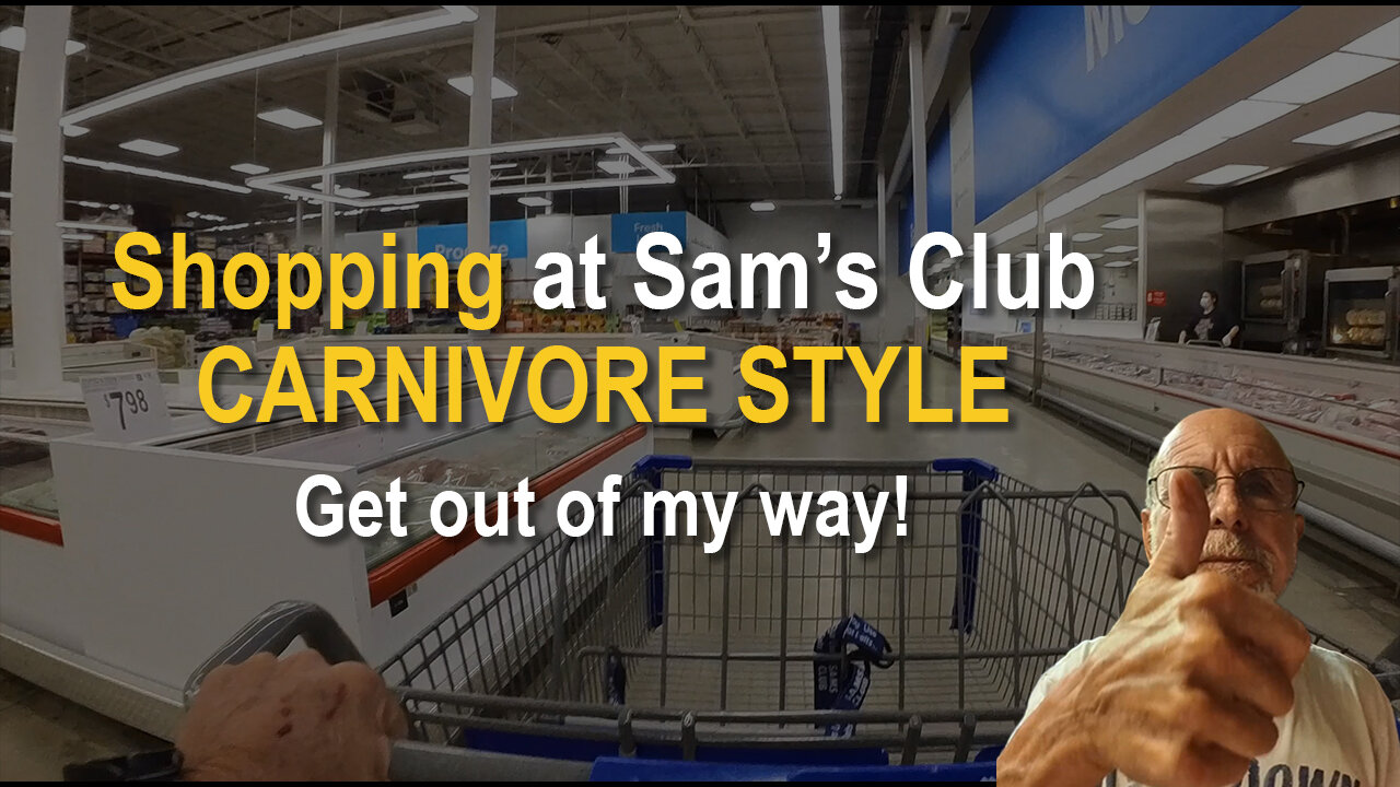 My Carnivore shopping adventure at Sam's Club in search of marked-down steak & fish