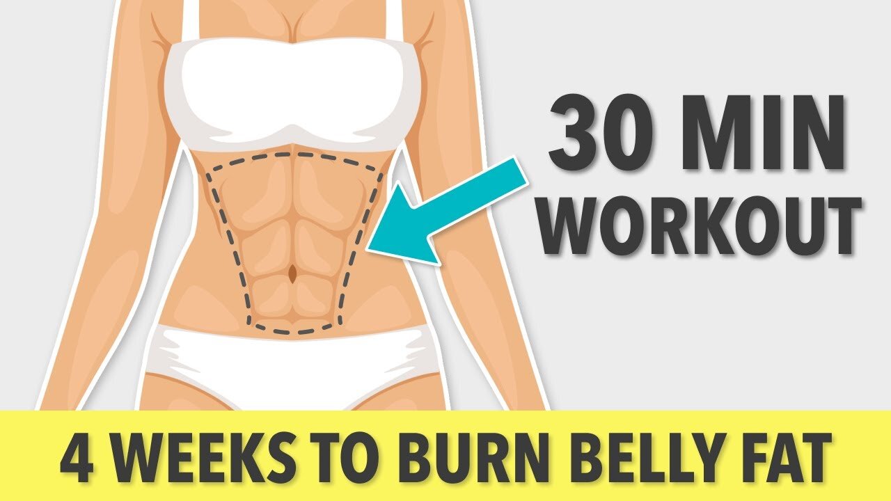 30 Minute Exercise Routine To Lose Belly fat