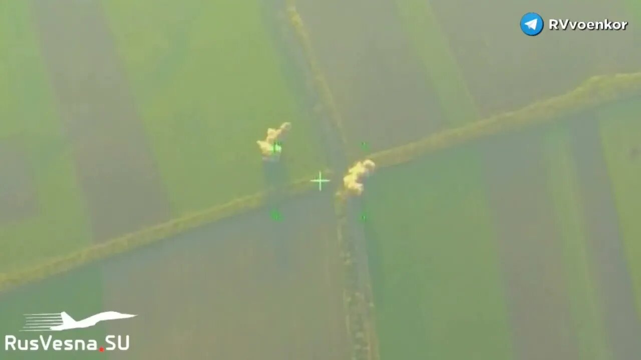 Russian Precision Strikes On Ukranainan Stronghold