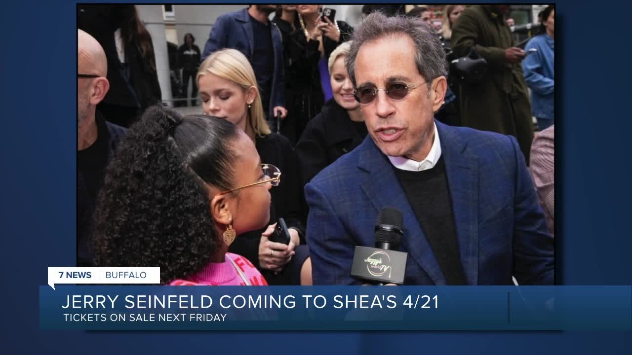 Jerry Seinfeld to perform at Shea's on April 21