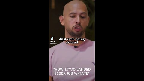 How 17 y/o Landed $100k job w/Tate