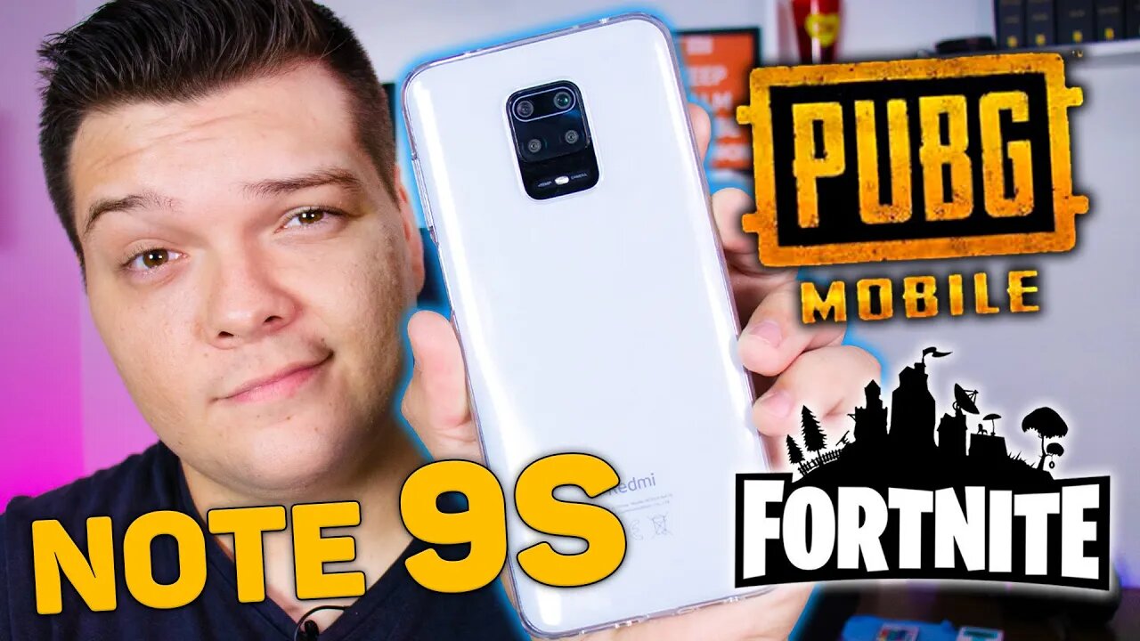 Redmi Note 9S - RODA DE BOA? FORTNITE e PUBG GAME TESTE!