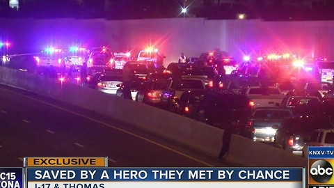 Woman relives chaos of suspect with gun running along I-17