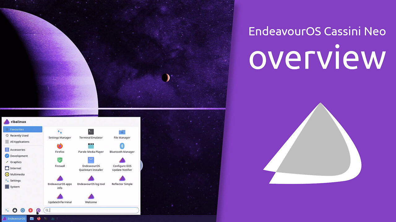 EndeavourOS Cassini Neo overview | A terminal-centric distro with a vibrant and friendly community.