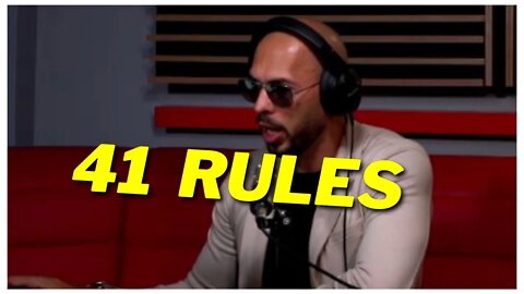 Top Gs 41 RULES TO ESCAPE THE MATRIX