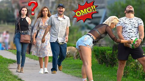 Epic Balls Pump Prank🤐, Shocking Moments In Public Place