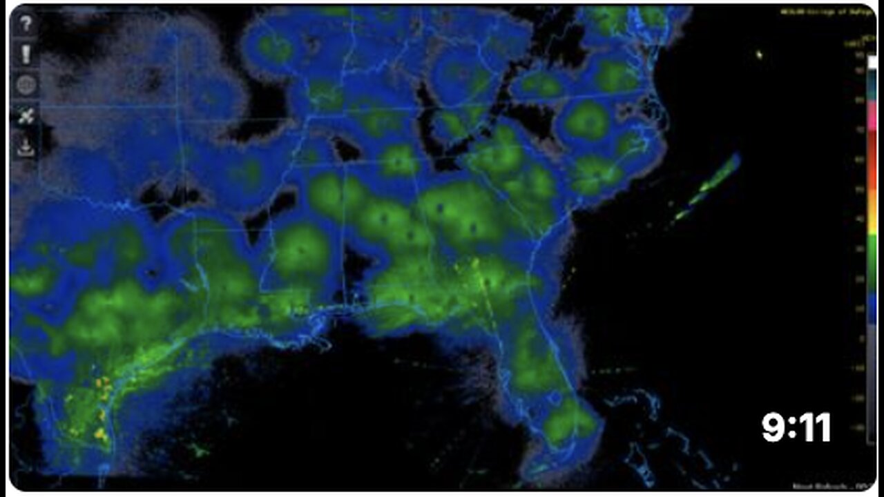 📡Unusual NEXRAD Radar Microwave Energy, Texas, Louisiana, Mississippi, Alabama, Georgia, Florida.