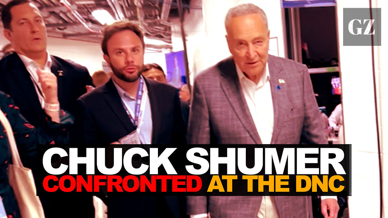 Chuck Shumer Confronted at the DNC