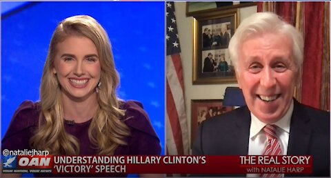 The Real Story - OAN Hillary's "Victory" Speech with Jeffrey Lord