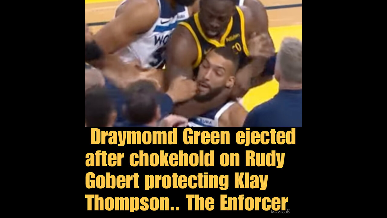 Draymond Green Threw Rudy Gobert In A Sleeper Hold