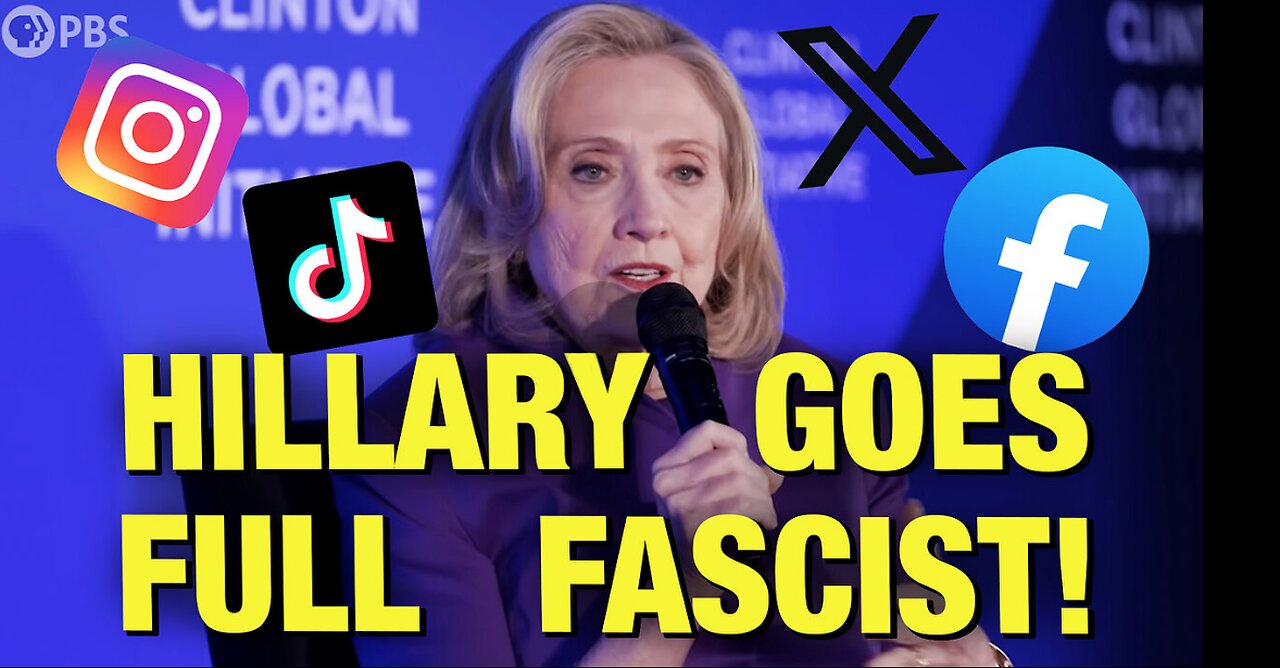 “We Need TOTAL CONTROL Of Social Media!” – Hillary Clinton