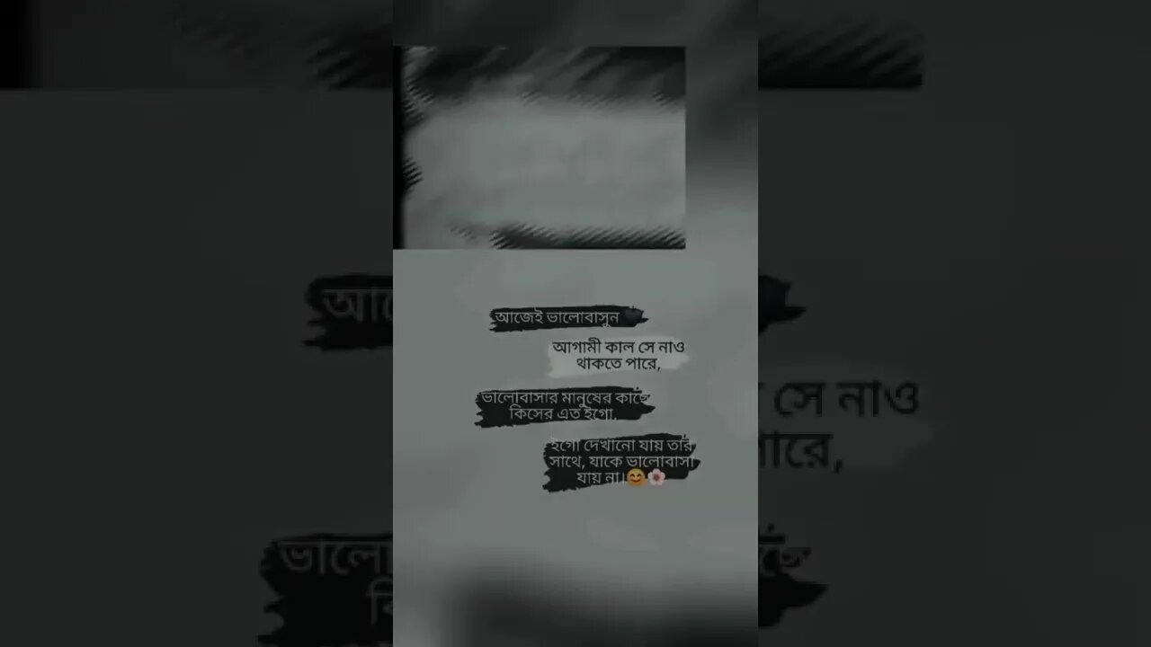 ভালোবাসলে আজকেই বাসুন আগামীকাল সে নাও থাকতে পারে #shorts