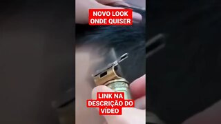 Máquina De Cortar Cabelo Profissional Formato T9 Recarregável USB Vintage