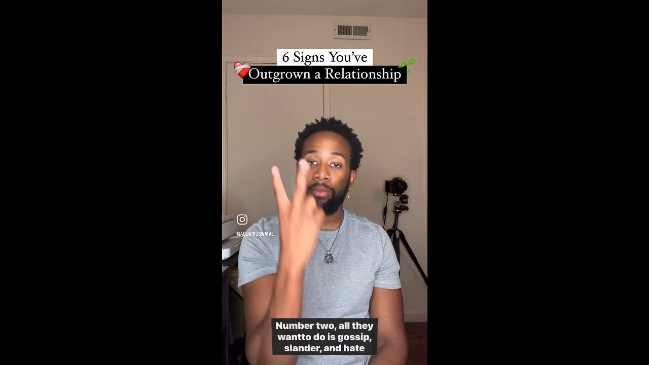 😔 6 Signs You’ve ‘OUTGROWN’ a Relationship, friendship, partners…