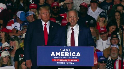 Joe Lombardo at Save America Rally in Minden, NV - 10/8/22