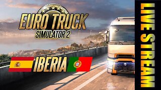 ETS2 IBERIA DLC Live on Xubuntu Linux (Euro Truck Simulator 2) Season 1 #4