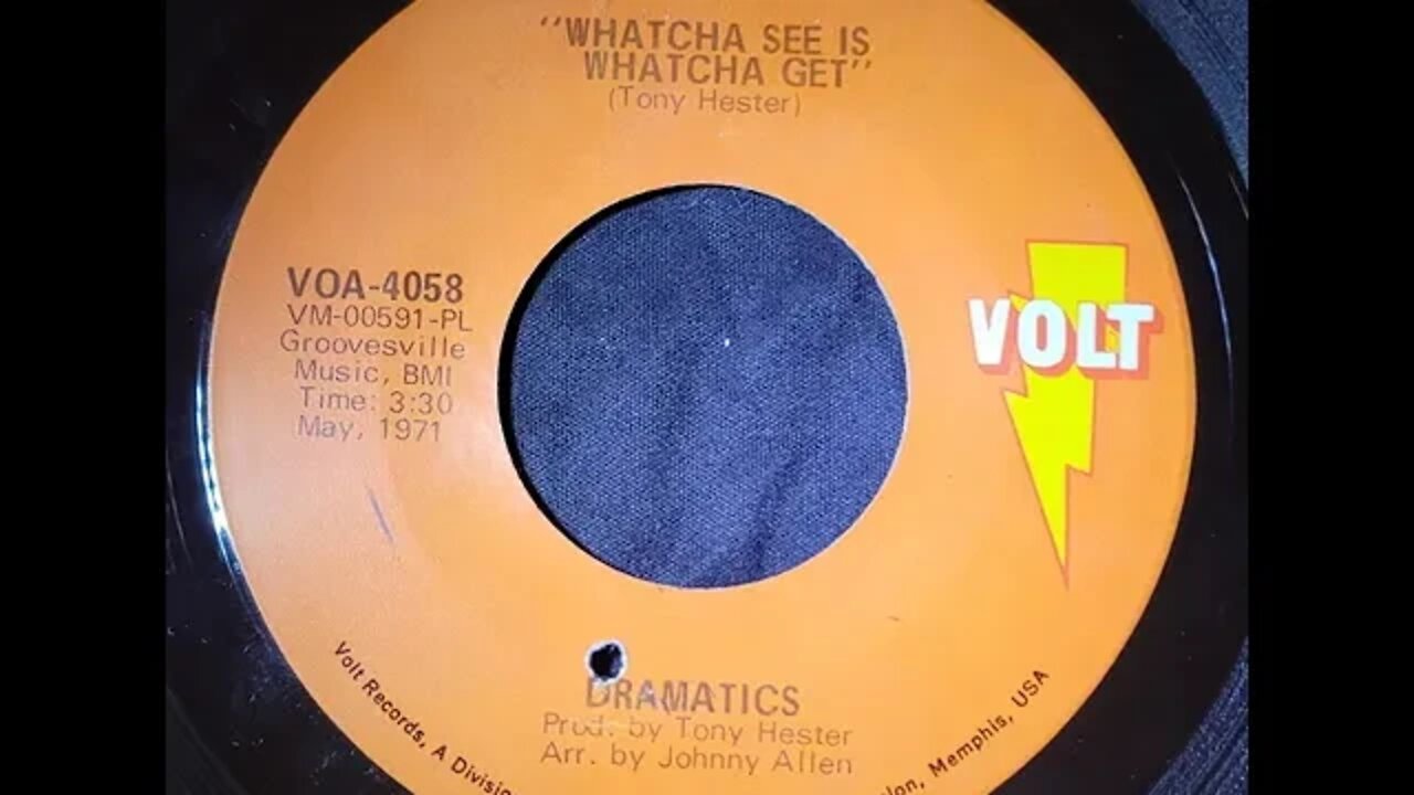 The Dramatics – Whatcha See is Whatcha Get