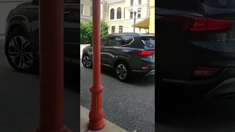 Is it a coincidence that this #gangstalker pulls off, once I get settled at my #homeless sleep spot?